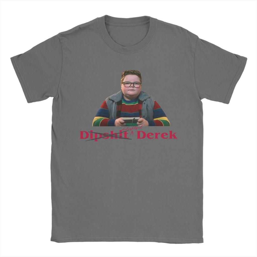 Delightful Derek TShirt for Unisex Humor Cotton Tee Shirt Round Collar Short Sleeve T Shirt Plus Size Clothes