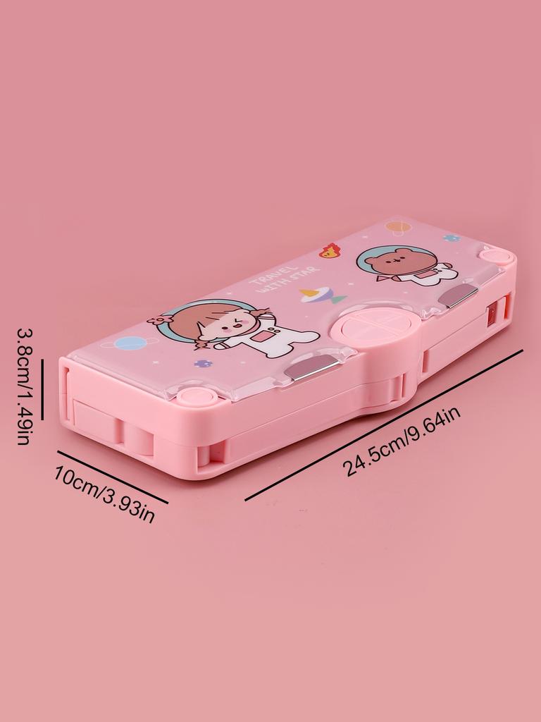 Funny kawaii pencil case Multi Functional Large Capacity Pencil Box Gift School Supplies back to school clamshell pencil case