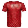 Lustiges Herren-Muskel-T-Shirt mit 3D-Brusthaaren und Sixpack-Print, Locker geschnittenes Scherz-T-Shirt