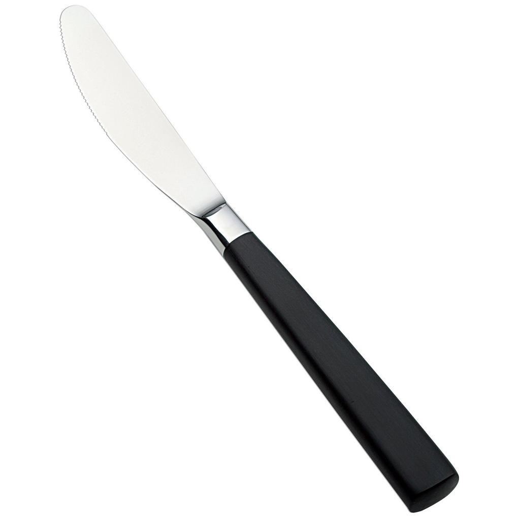 Todai Ivon Black Dinner Cutlery Set, 5 Pieces, Made In Japan