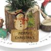3 Stück/Set DIY Holzanhänger Ornamente Weihnachten Holzhandwerk Weihnachtsbaumschmuck