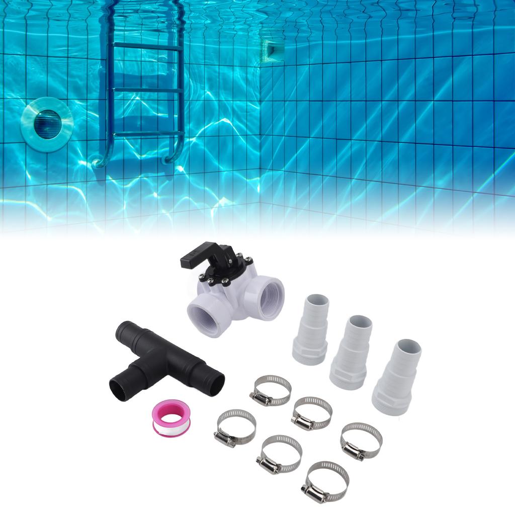 Diverter Valve Replacement, G1 1Celsius2 Female Thread, Easy To Install Swimming Pool Diverter Valve for Spa