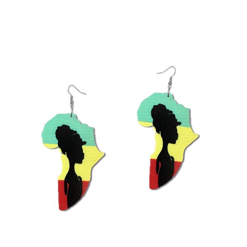 Sex Printed Earrings Vintage Ladies Avatar Earrings Fashion Interesting Accessories Daily Casual