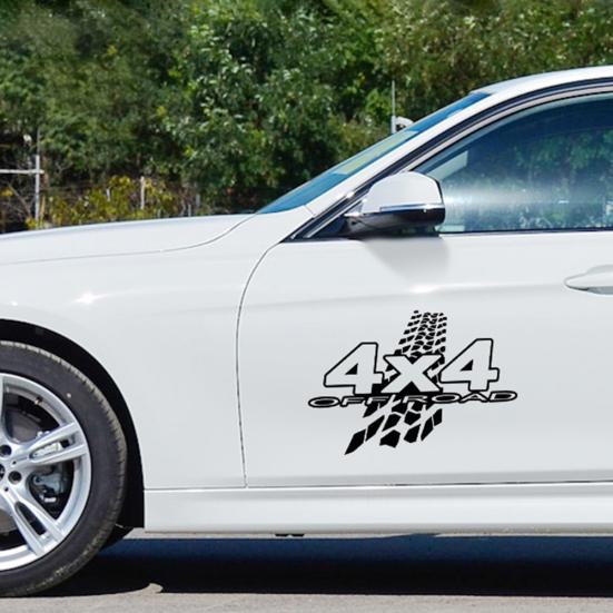 4X4 Off-Road Funny Reflective Decal Car Window Body Styling Sticker DIY Decor