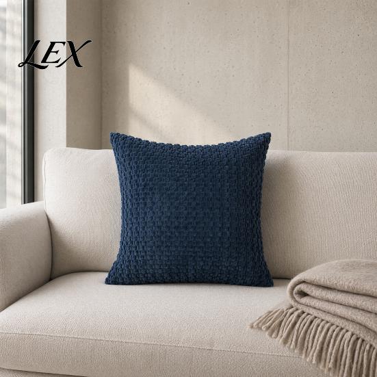 Unique Texture Cushion Cover Solid Color Bubble Pillow Cover, Soft Breathable Throw Case, Modern Minimalist Home Bedroom Pillowcase Decor, Farmhouse