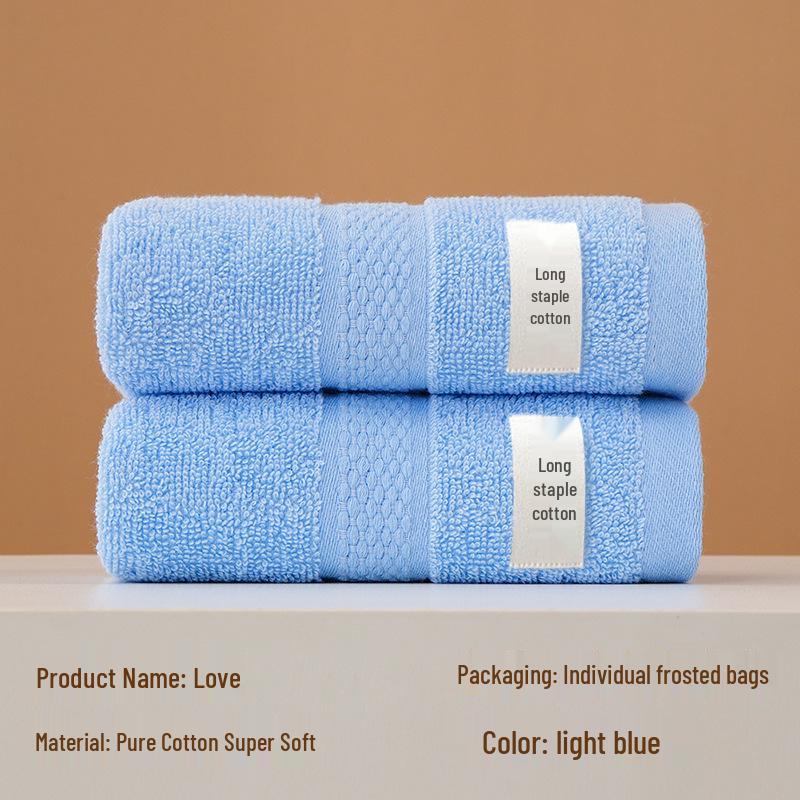 Antibakterielle reine Baumwolle einzeln verpackte Handtücher - Saugfähige Gesichts- & Badetücher für Erwachsene, Männer & Frauen