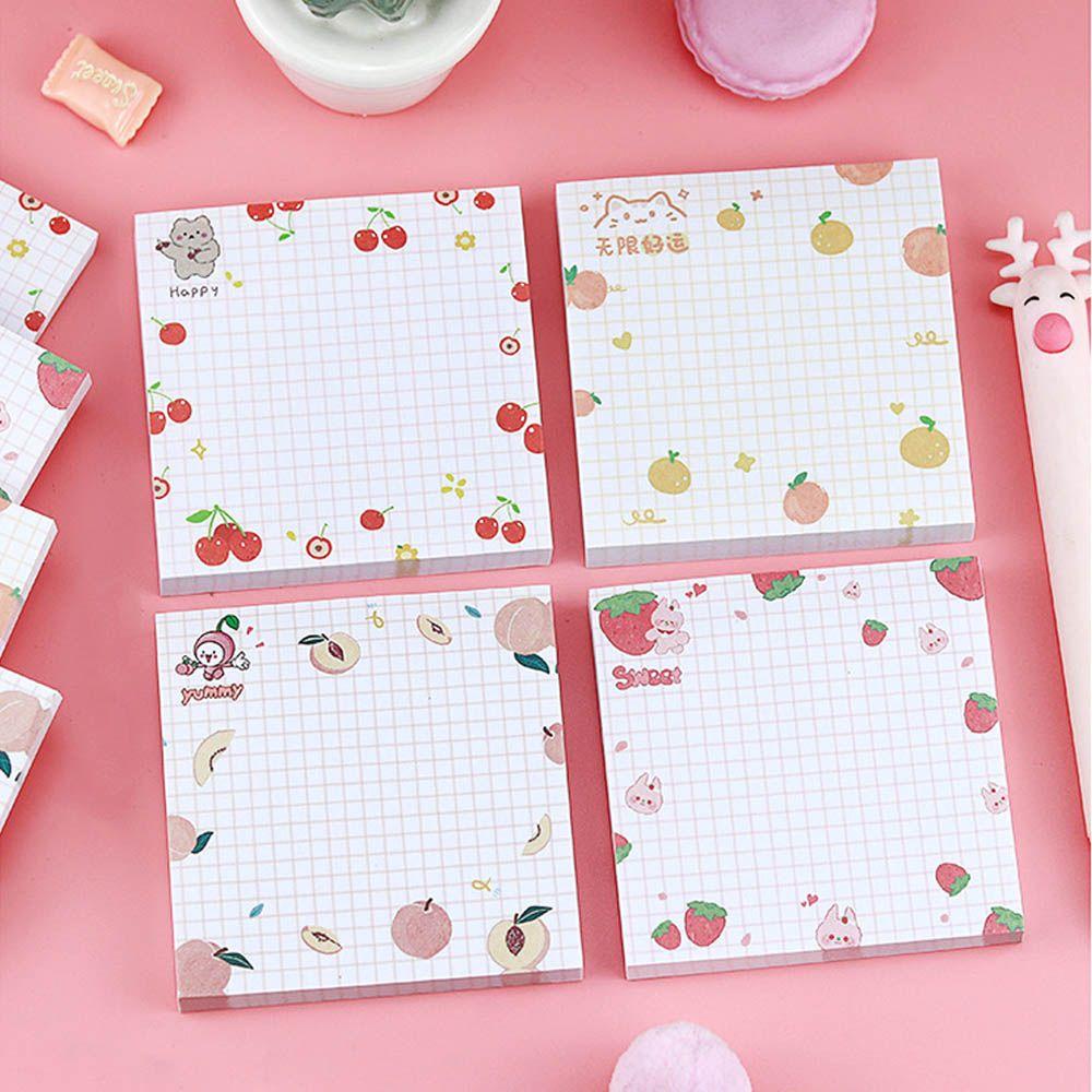 Cherry Handbook Decor Writing Pads Memo Note Scrapbooking Notepad Sticky Notes Diary Book Memo Pad