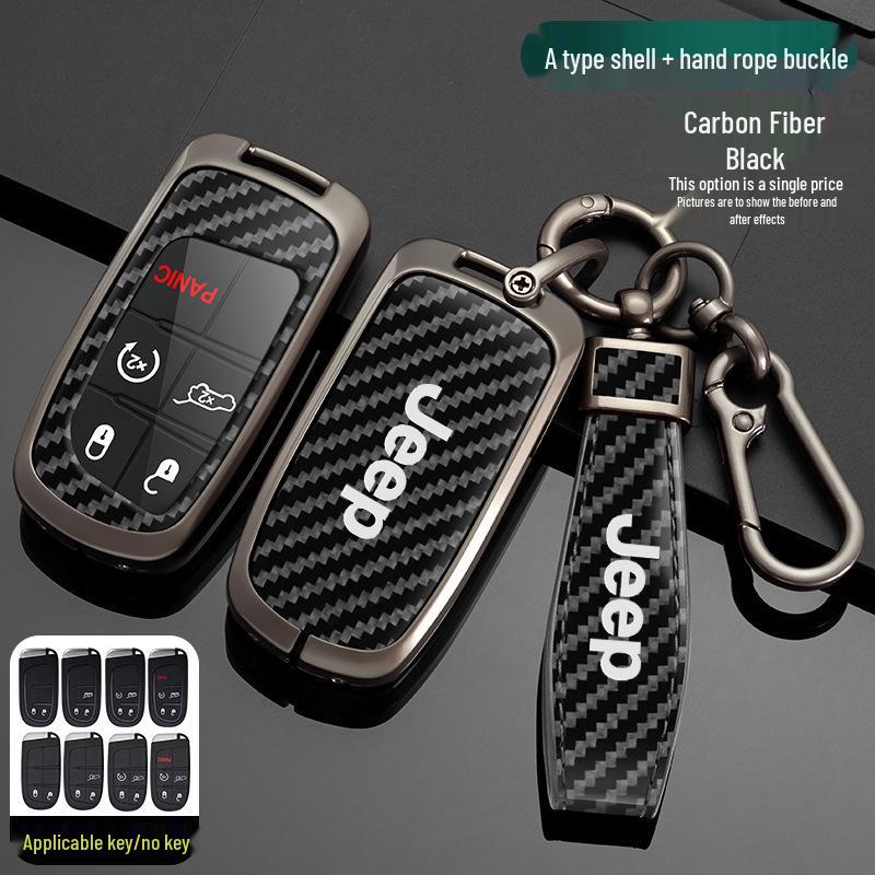 Nyckelfodral för Jeep Compass, Cherokee, Grand Cherokee, Renegade, Commander