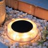 Solar LED Ground Lights Waterproof Outdoor Deck Lights Solar Powered Yard Fence Wall Pathway Landscape Lighting Decoration