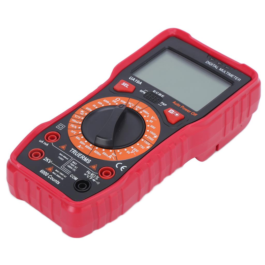 UA19A Digital Multimeter Handheld Current Voltage Resistance Capacitance Meter 20V 1000V