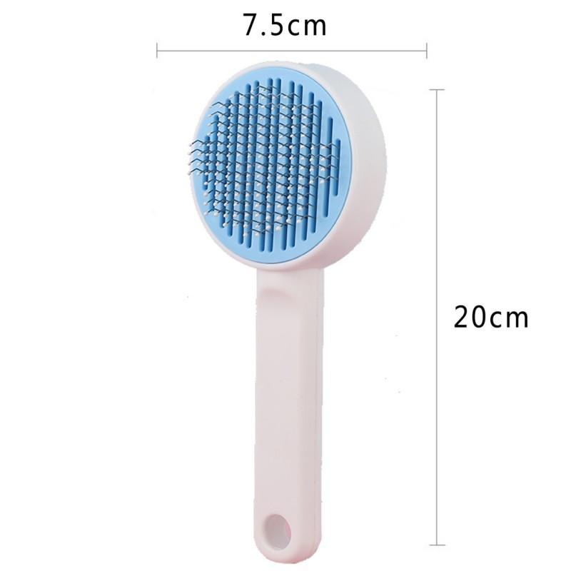 Dog Comb Pet Hair Remover Self-cleaning Cat Brush Massage Combs for Dog Long Hair Brush Pet Grooming One Button Dogs Brushes