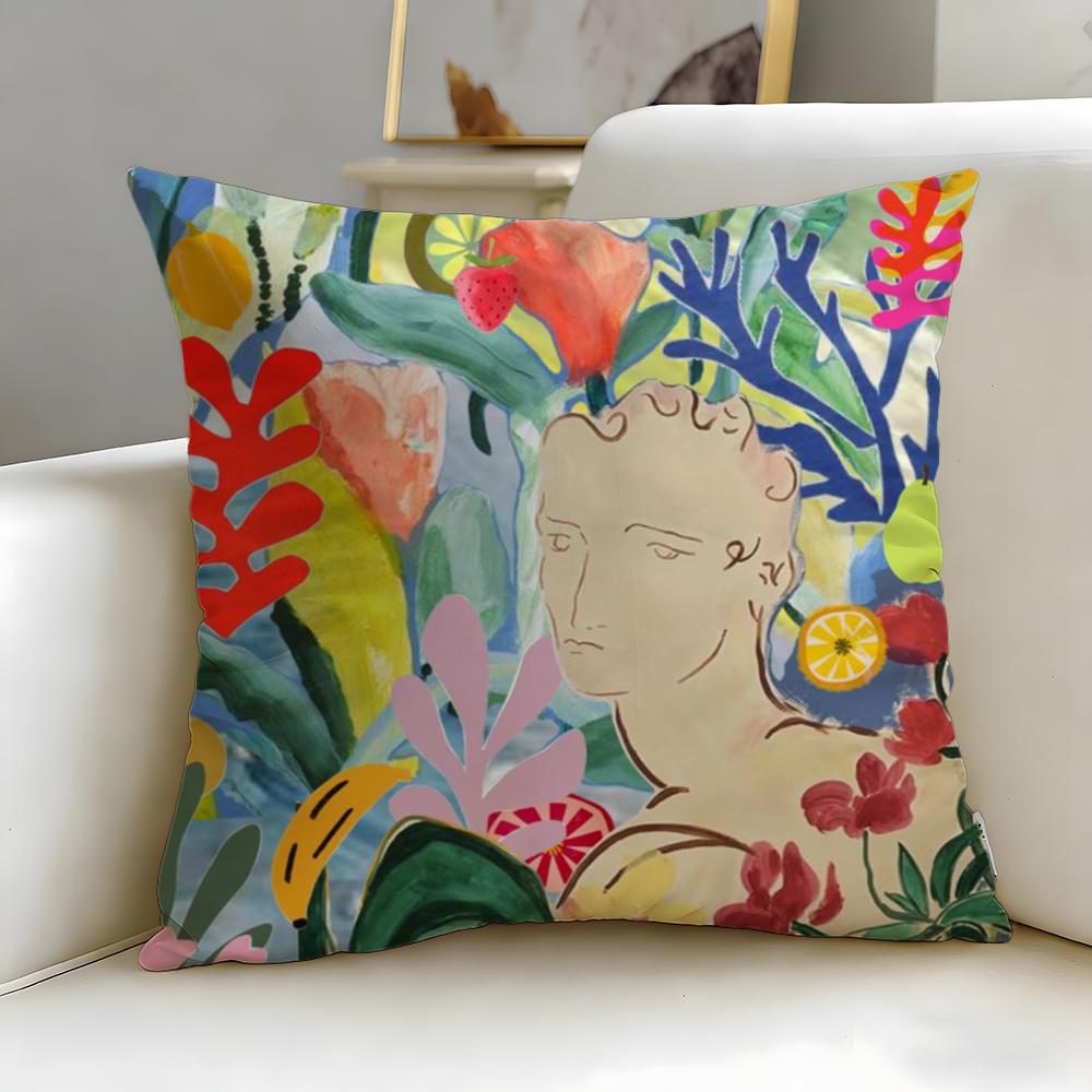 Classic Artist Henri Matisse Cushion Cover Soft & Easy-Wash Pillow Case – Versatile for Couch, Bed, Travel and Office