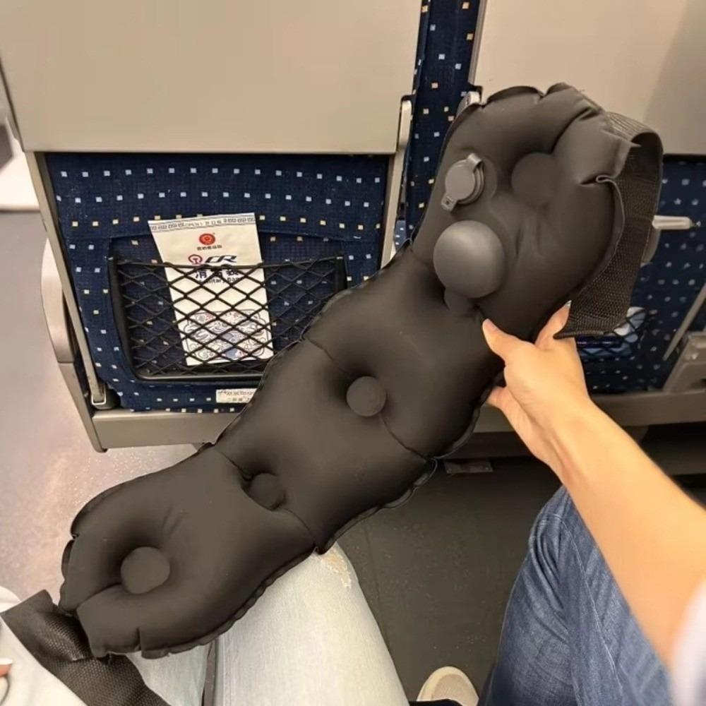 Folding Inflatable Lumbar Pillow Self-Inflation Inflatable Backrest  Home Use