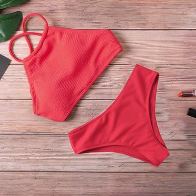 Bikiny 2026 Sexy dámské plavky Bikini Push Up plavky Jednobarevné plážové oblečení Plavky Tanga Biquini Bikini set