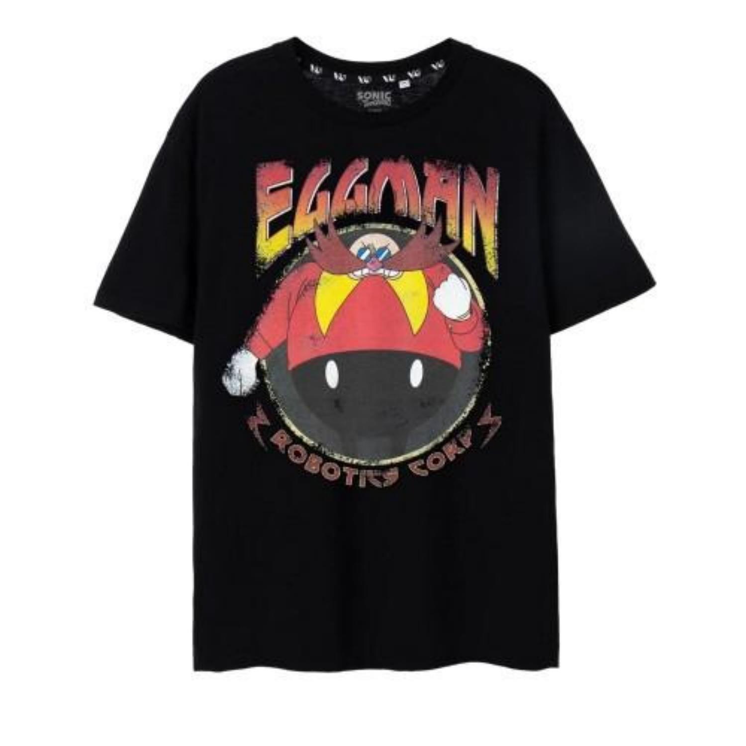 Sonic The Hedgehog Mens Doctor Eggman Short-Sleeved T-Shirt S