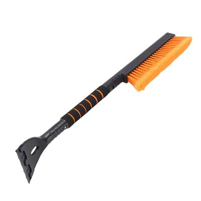 Snow Brush and Ice Scraper Detachable Emergency Shovel Broom Winter Snow Removal Tools for Car   Trucks SUVs Orange