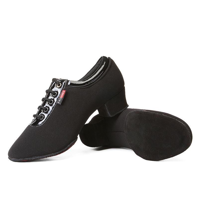 Fashion Women Latin Dance Shoes Teacher Shoes Middle Heel Jazz Square Dance Shoes Latin Dance