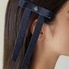 Denim Ribbon Tie Hair Pin HB2236