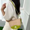 Vintage-inspired Medium Saddle Bag For Women Chic Spring 2024 Large Capacity Purse