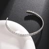 Stainless Steel Ayatul Kursi Cuff Bracelet Islamic Muslim Arabic Scripture Open Bracelet for Women Eid Jewelry Gifts