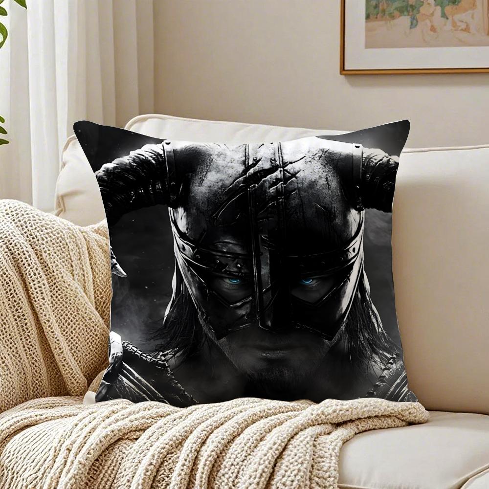 Game OpenWorld The EElder SScrolls V Cushion Cover Pillowcase Antidustmite living Room Sofa Decor Cushion Room