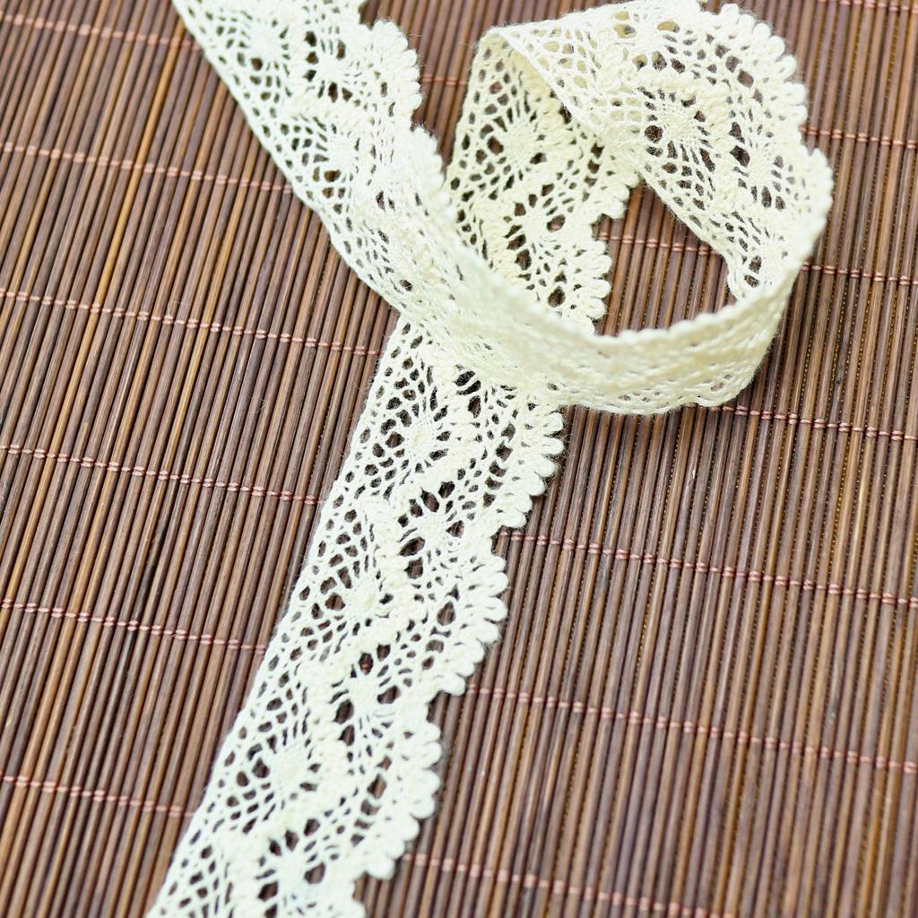 Cotton Thread Woven Lace Accessories Lace Edge Diy Handmade Clothes Tablecloth Sofa Bedding Curtain Fabric Materials