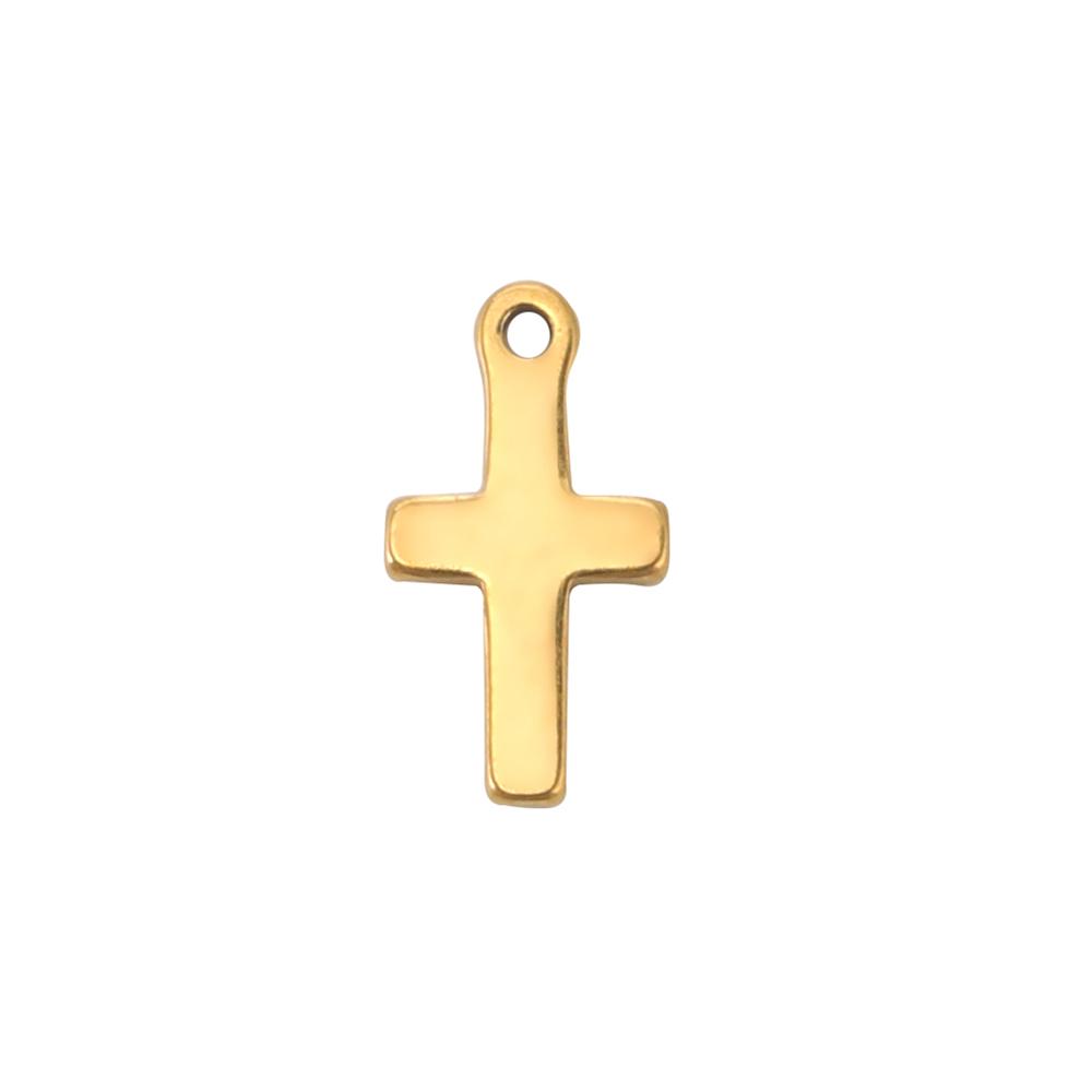 5pcs Tiny Crosses Stars Hearts Charms For Jewelry Make Stainless Steel DIY Bracelet Earring Necklace Pendant Accessory