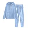 Children's Solid-color Loose Sweatshirt And Sweatpants Casual Sportswear Set