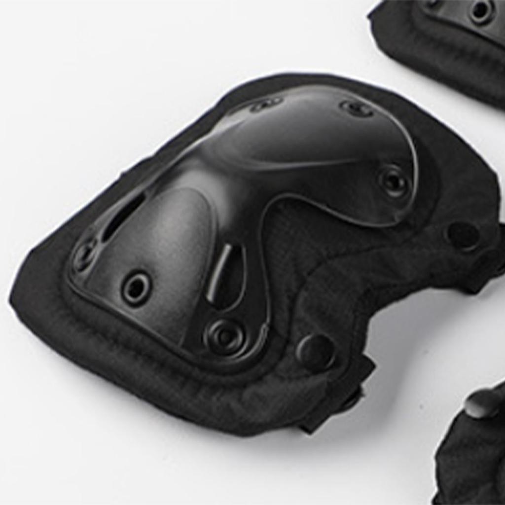 Knee and Elbow Protector Set Motorcycle Knee and Elbow Pads for Adults Cycling Biking Nylon