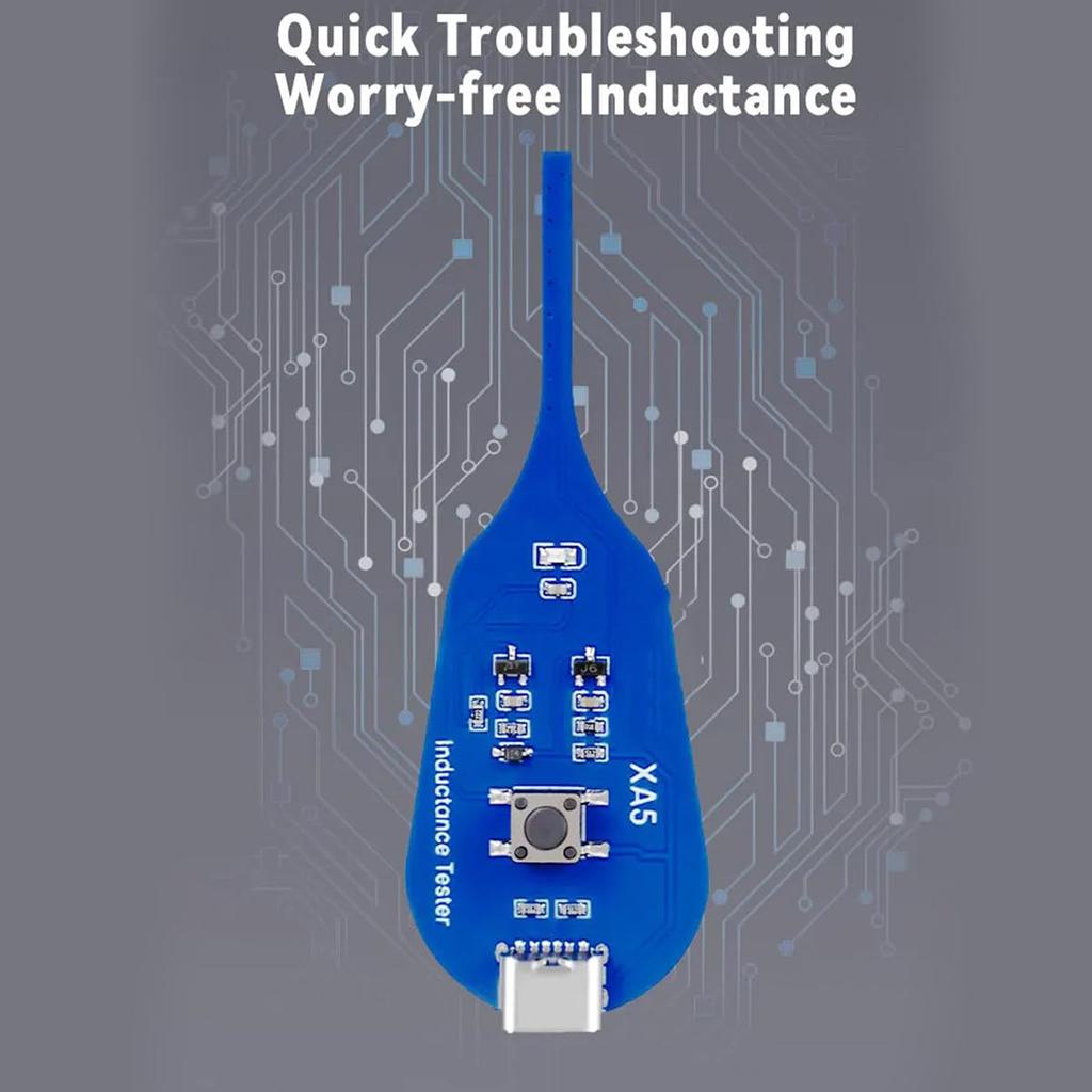 Type-C Powered High Precision Mainboard Coil Testing Tool Fast Inductance Fault Detection Diagnosis Mini Inductor Tester