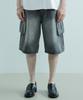 LOGSTORE Wide Cargo Denim Pants