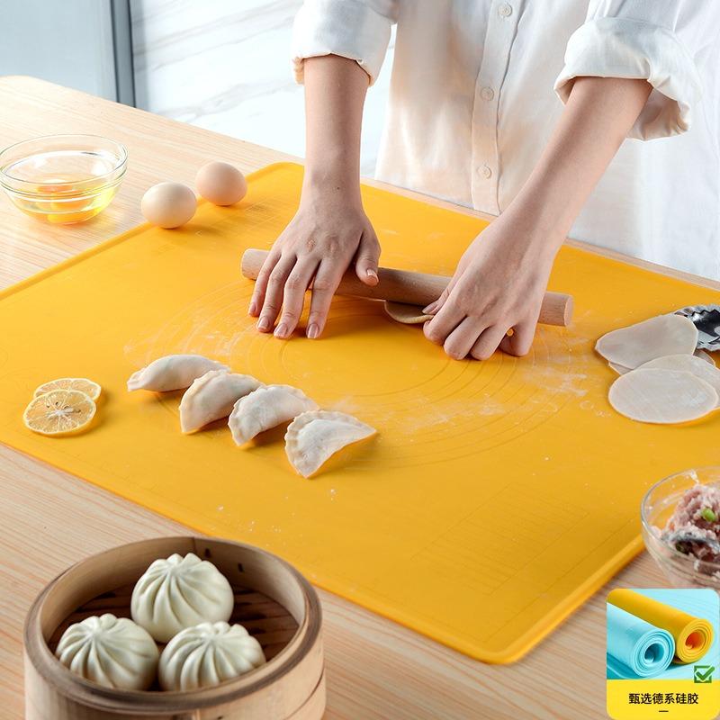 3Pcs/Set Food Grade Silicone Rolling Pad Set Thickened Kneading Pad and Noodle Pad Baking Pad Chopping Board Silicone Panel