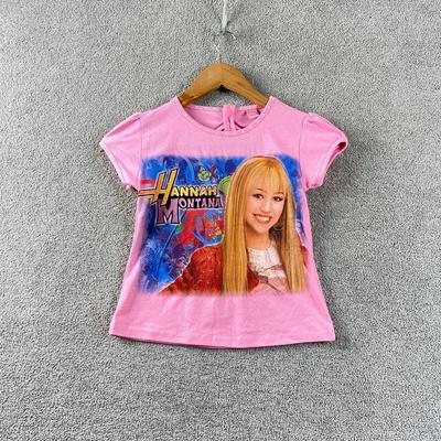 Hannah Montana Baby Tee T Shirt Size 16 Months Pink Y2K Graphic Tee