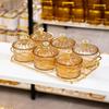 Luxury Compartmentalized Fruit and Snack Tray for Home Display