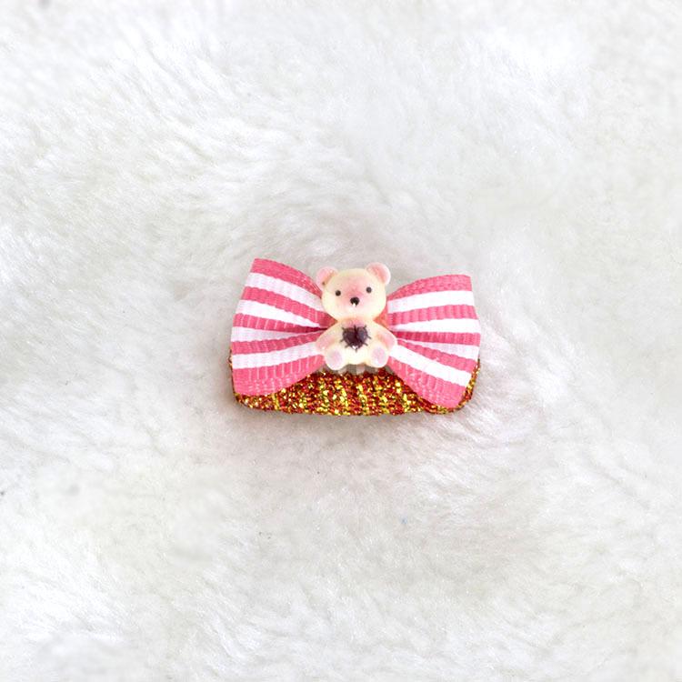 Yorkshire Terrier & Maltese Bow Hair Clip, Ideal for Dogs & Cats.