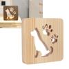 Nursery Night Light Cute Dog Hollow Design Soft 360 Degrees Lighting USB Power Night Light Lamp for