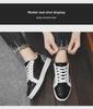 Men's 2024 Autumn Black Rivet Casual Fashion Sneakers