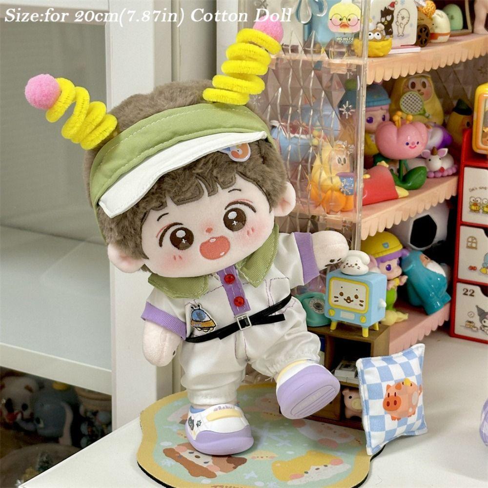 20cm Handmade Cotton Doll Clothes Cos Gift Doll Accessories Fashion Doll Cap Headdress