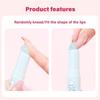 Silicone Lip Brush for Lipstick Lip Gloss Round Head Lip Makeup Brushes with Caps Lipstick Brush Applicator for Travel