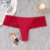 Women Sexy Seamless Perspective Panties Briefs Female Underpants G-string Solid Color Thongs Intimates Lingerie for Women