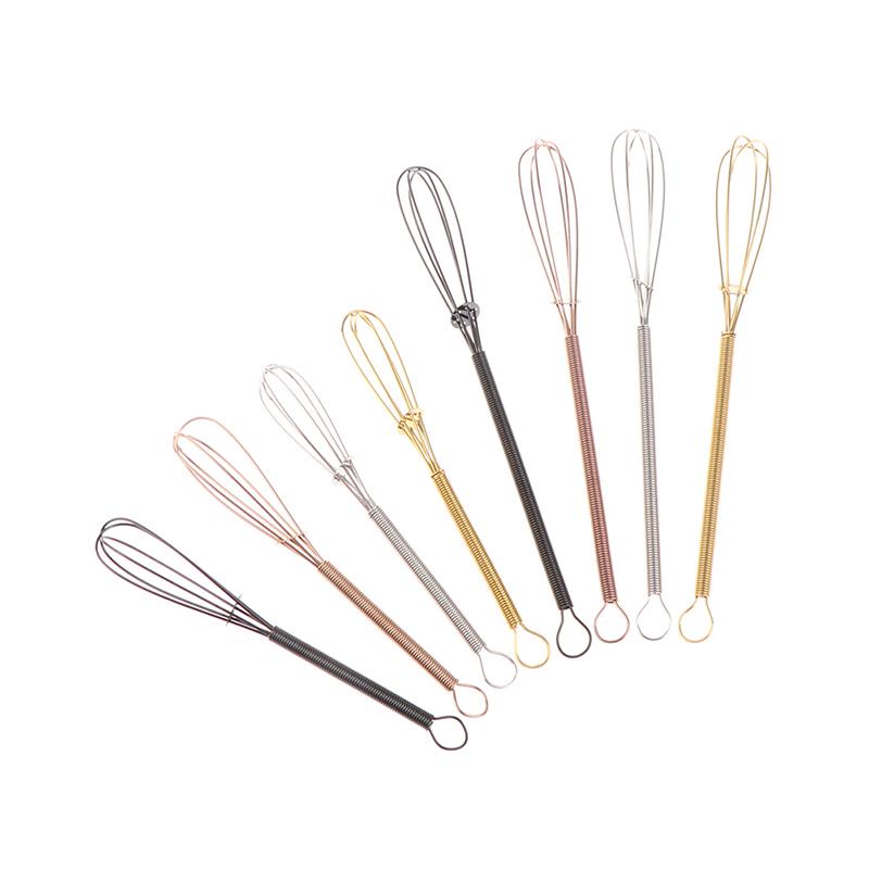 Mini Edelstahl Schneebesen Eierschläger Wisk Manuell Ballon Drahtschneebesen Milch Mischen