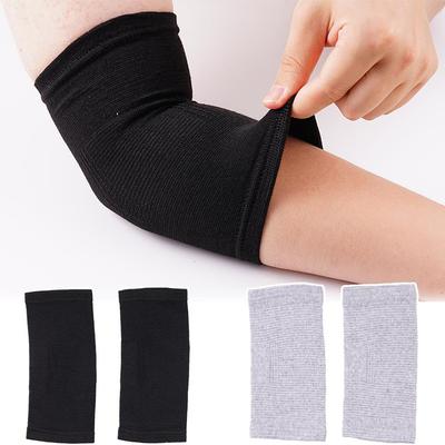 Elbow Pads Support Elastic Gym Fitness Nylon Protective  Sports Arm Color Sweat Basketball Brace Absorb 2 Sleeve
