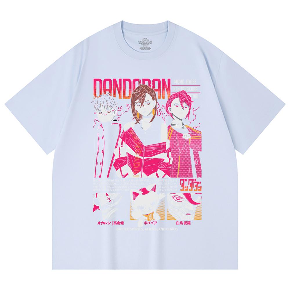 230 Gsm 100% Cotton Dandadan V14 Print Unisex Heavy Cotton T Shirt