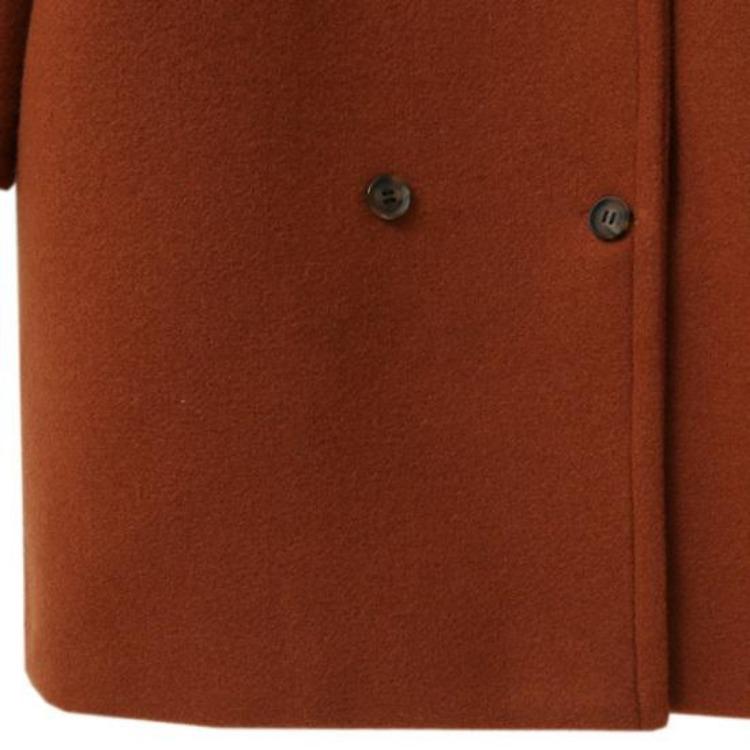 Wolljacke für Damen Übergröße Zweireihiger Mantel Umlegekragen Einfarbig Locker Thermisch Langärmelig Frühling Herbst Winter Pendeln Verabredung