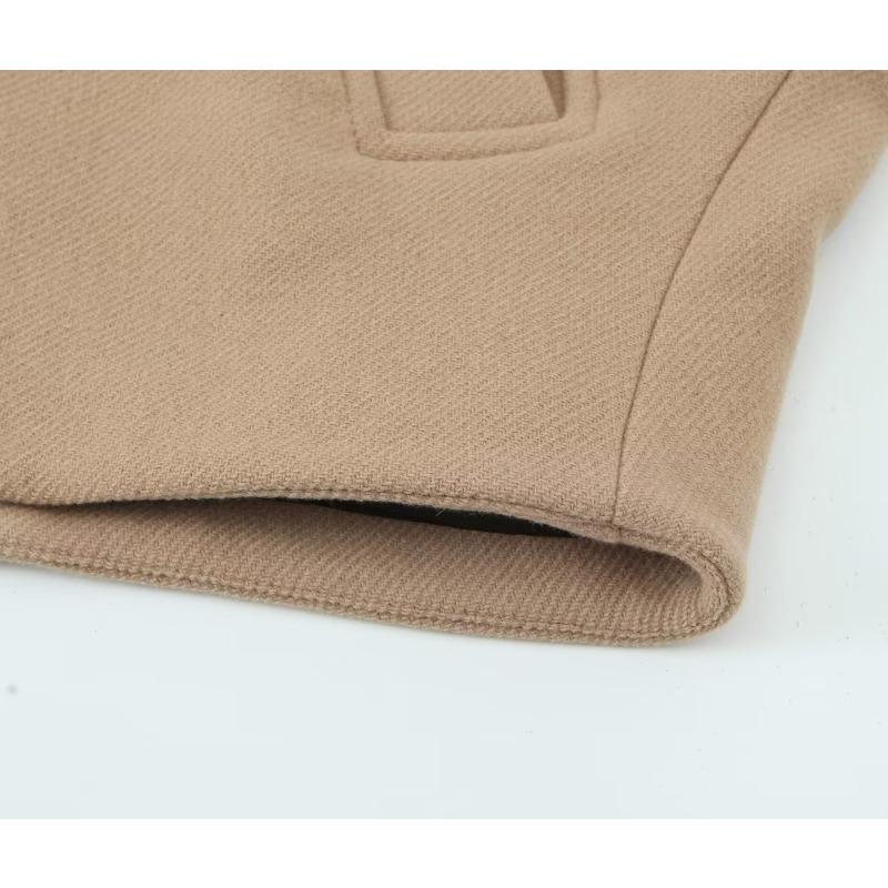 DAFIFY Moda damska Casual Jednokolorowe nadruki Jesienno-zimowe kurtki i płaszcze z długim rękawem i dekoltem POLO