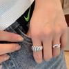 S925 Sterling Silver Croissant Ring - Women's Geometric Index Finger, Korean Minimalist High-End Design