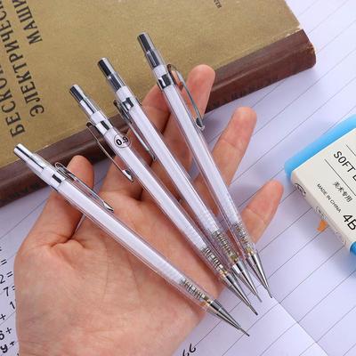 Simple 0.3 0.5 0.7 0.9mm Transparent Writing Student Automatic Pencil Movable Pencil Propelling Pencil Mechanical Pencil