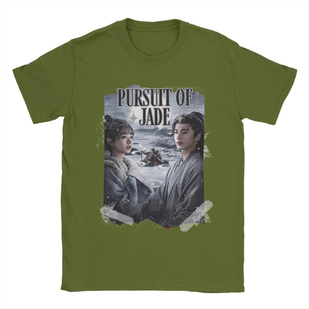 Pursuit of Jad Chinese Drama T Shirt for Unisex  Cotton Funny TShirts Round Collar  Tees Short Sleeve Clothing Printing