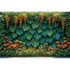 MOON.QG Tropical Leaves Backdrops Spring Garden Backgrounds Green Grass Photo Wall Customized Name Birthday Wedding Photocall