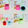 Macaron Color Edging Butterfly Bow Flower Pot Wedding Hotel Decor Plant Adapter For Faux Potted Arrangements